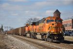 Coal loads roll east past the station